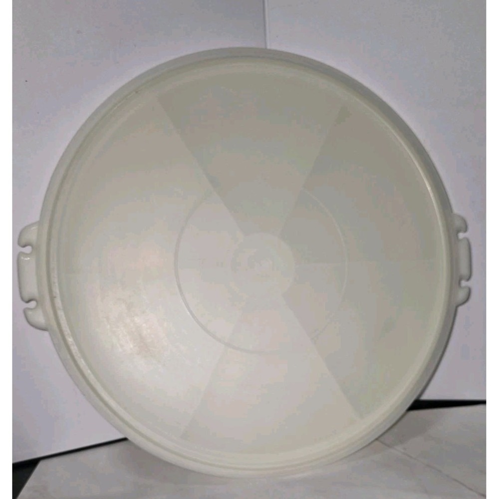 Vintage 12" Tupperware Divided Party Serving Tray Millionaire Line #405-2